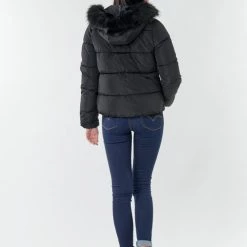 Vêtements Femme Doudounes Only ONLMONICA Noir -Manteaux Soldes Magasin 18518614 500 D