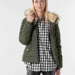 Vêtements Femme Doudounes Only ONLCAMILLA Kaki -Manteaux Soldes Magasin 18518617 500 B