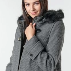 Vêtements Femme Manteaux Naf Naf ABIBA Gris 11 Vêtements Femme Manteaux Naf Naf ABIBA Gris -Manteaux Soldes Magasin 18592934 500 E