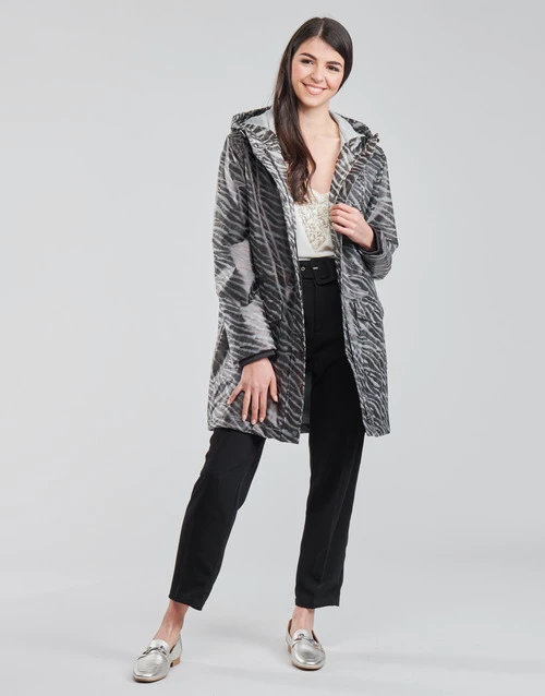 Vêtements Femme Parkas One Step DARRYL Gris 3 Vêtements Femme Parkas One Step DARRYL Gris