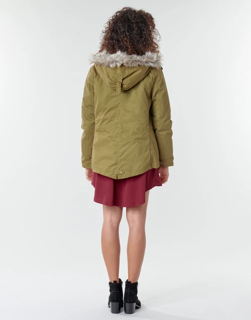 Vêtements Femme Manteaux Deeluxe LINA Kaki 6 Vêtements Femme Manteaux Deeluxe LINA Kaki – Image 4
