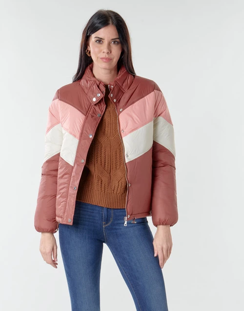 Vêtements Femme Doudounes Deeluxe CLAUDINE Rouge / Rose 4 Vêtements Femme Doudounes Deeluxe CLAUDINE Rouge / Rose – Image 2