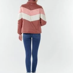 Vêtements Femme Doudounes Deeluxe CLAUDINE Rouge / Rose 10 Vêtements Femme Doudounes Deeluxe CLAUDINE Rouge / Rose -Manteaux Soldes Magasin 18767303 500 D