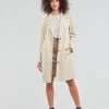 Vêtements Femme Manteaux Esprit SUEDE COAT Beige