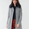Vêtements Femme Manteaux Naf Naf AROUSSA Gris 2 Vêtements Femme Manteaux Naf Naf AROUSSA Gris -Manteaux Soldes Magasin 18944761 500 B