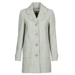 Vêtements Femme Manteaux Naf Naf ADELICATE Ecru 8 Vêtements Femme Manteaux Naf Naf ADELICATE Ecru -Manteaux Soldes Magasin 18944770 500 A