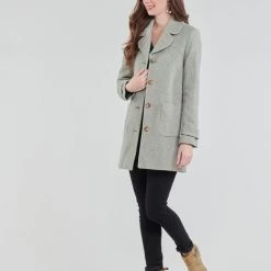 Vêtements Femme Manteaux Naf Naf ADELICATE Ecru 9 Vêtements Femme Manteaux Naf Naf ADELICATE Ecru -Manteaux Soldes Magasin 18944770 500 C