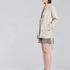 Vêtements Femme Trenchs Vero Moda VMNAPOLI Beige -Manteaux Soldes Magasin 19011818 500 C