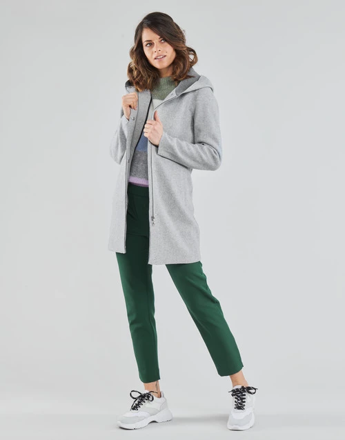 Vêtements Femme Manteaux Only ONLSIRI Gris 5 Vêtements Femme Manteaux Only ONLSIRI Gris – Image 3