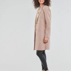 Vêtements Femme Manteaux Only ONLCARRIE Rose -Manteaux Soldes Magasin 19335006 500 C