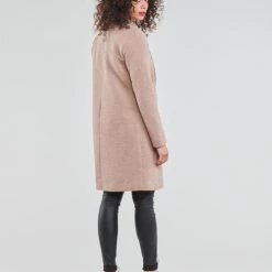 Vêtements Femme Manteaux Only ONLCARRIE Rose -Manteaux Soldes Magasin 19335006 500 D