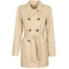 Vêtements Femme Trenchs Only ONLVALERIE Beige -Manteaux Soldes Magasin 19335008 500 A