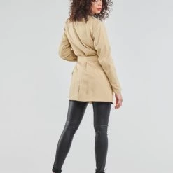 Vêtements Femme Trenchs Only ONLVALERIE Beige -Manteaux Soldes Magasin 19335008 500 D