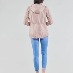 Vêtements Femme Parkas Only ONLLORCA Rose -Manteaux Soldes Magasin 19335018 500 D