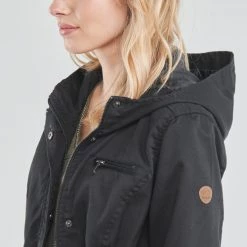 Vêtements Femme Parkas Only ONLLORCA Noir 11 Vêtements Femme Parkas Only ONLLORCA Noir -Manteaux Soldes Magasin 19335019 500 E