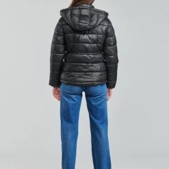 Vêtements Femme Doudounes Pepe jeans CAMILLE Noir -Manteaux Soldes Magasin 19734341 500 D