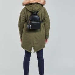 Vêtements Femme Parkas Pepe jeans DIZZY Vert -Manteaux Soldes Magasin 19734344 500 D