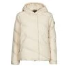 Vêtements Femme Doudounes Emporio Armani EA7 MOUNTAIN W ECO Crème -Manteaux Soldes Magasin 19747234 500 A