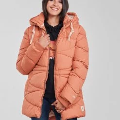 Vêtements Femme Doudounes Rip Curl ANTI SERIES SWC JACKET Terracotta -Manteaux Soldes Magasin 19776121 500 B