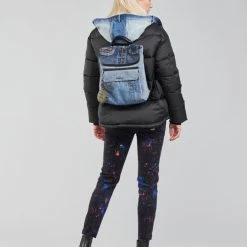 Vêtements Femme Doudounes Desigual AUSTEN Noir -Manteaux Soldes Magasin 19776616 500 D