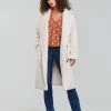 Vêtements Femme Manteaux Derhy ELDORADO Ecru 2 Vêtements Femme Manteaux Derhy ELDORADO Ecru -Manteaux Soldes Magasin 19783030 500 B