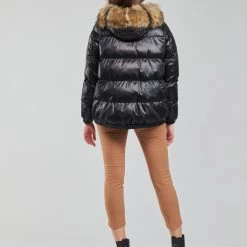 Vêtements Femme Doudounes Geox BAKSIE Noir -Manteaux Soldes Magasin 19784673 500 D