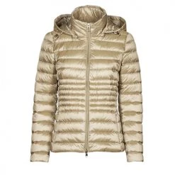 Vêtements Femme Doudounes Geox JAYSEN HOOD Ecru
