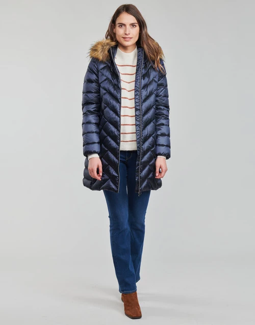 Vêtements Femme Doudounes Geox BLENDA Marine 4 Vêtements Femme Doudounes Geox BLENDA Marine – Image 2