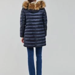 Vêtements Femme Doudounes Geox BLENDA Marine 10 Vêtements Femme Doudounes Geox BLENDA Marine -Manteaux Soldes Magasin 19784683 500 D