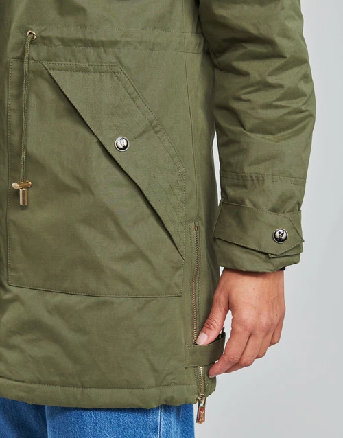 Vêtements Femme Parkas Kaporal FLEUR Kaki 7 Vêtements Femme Parkas Kaporal FLEUR Kaki – Image 5