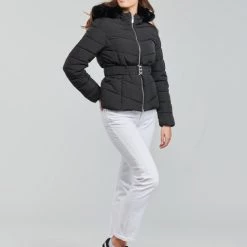 Vêtements Femme Doudounes Kaporal FLYN Noir -Manteaux Soldes Magasin 19784880 500 C