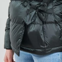 Vêtements Femme Doudounes One Step FT41021 Noir -Manteaux Soldes Magasin 19784947 500 E