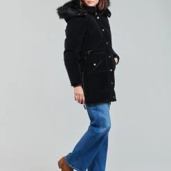 Vêtements Femme Doudounes One Step FT44071 Noir -Manteaux Soldes Magasin 19784949 500 C