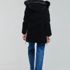 Vêtements Femme Doudounes One Step FT44071 Noir -Manteaux Soldes Magasin 19784949 500 D