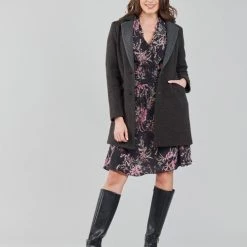 Vêtements Femme Manteaux One Step FT44061 Kaki / Gris