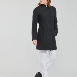 Vêtements Femme Manteaux One Step FT44031 Noir -Manteaux Soldes Magasin 19784959 500 C