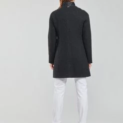 Vêtements Femme Manteaux One Step FT44031 Noir -Manteaux Soldes Magasin 19784959 500 D