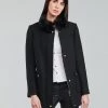 Vêtements Femme Manteaux Morgan GSONIA Noir -Manteaux Soldes Magasin 19785326 500 B