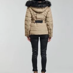 Vêtements Femme Doudounes Morgan GALIX Noisette -Manteaux Soldes Magasin 19785341 500 D