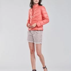 Vêtements Femme Doudounes Vero Moda VMSORAYAZIP Rose -Manteaux Soldes Magasin 19787125 500 C