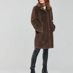 Vêtements Femme Manteaux Oakwood VENUS Marron -Manteaux Soldes Magasin 19797997 500 C