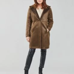 Vêtements Femme Manteaux Oakwood VENUS Marron -Manteaux Soldes Magasin 19797997 500 E