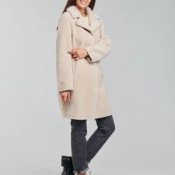 Vêtements Femme Manteaux Oakwood VENUS Beige -Manteaux Soldes Magasin 19797998 500 C