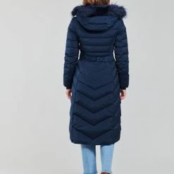 Vêtements Femme Doudounes Guess CATERINA DOWN JACKET Bleu clair -Manteaux Soldes Magasin 19799839 500 D