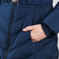 Vêtements Femme Doudounes Guess CATERINA DOWN JACKET Bleu clair -Manteaux Soldes Magasin 19799839 500 E