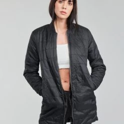 Vêtements Femme Parkas Guess BERENICE PARKA Noir -Manteaux Soldes Magasin 19799892 500 E