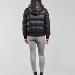 Vêtements Femme Doudounes Armani Exchange 8NYB40 Noir -Manteaux Soldes Magasin 19829636 500 D