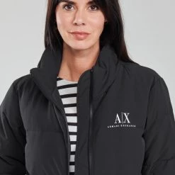 Vêtements Femme Doudounes Armani Exchange 6KYB11 Noir 11 Vêtements Femme Doudounes Armani Exchange 6KYB11 Noir -Manteaux Soldes Magasin 19829637 500 E