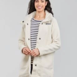 VĂȘtements Femme Manteaux Columbia PANORAMA LONG JACKET Blanc