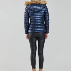 Vêtements Femme Doudounes Les Petites Bombes ALIMA Marine -Manteaux Soldes Magasin 19840063 500 D